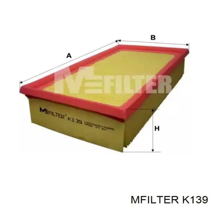 Filtro de ar Mfilter K139 preço, a partir de 7,75 USD