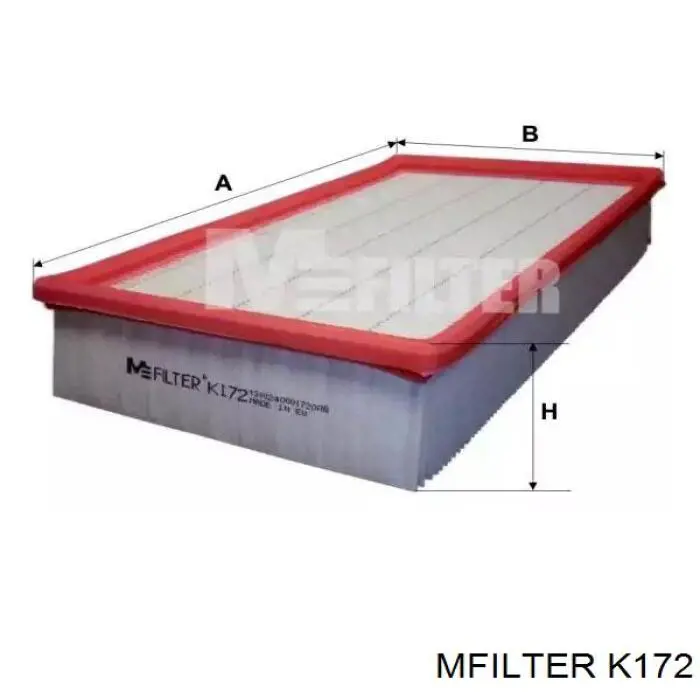 Filtro de ar Mfilter K172 preço, a partir de 10,23 USD