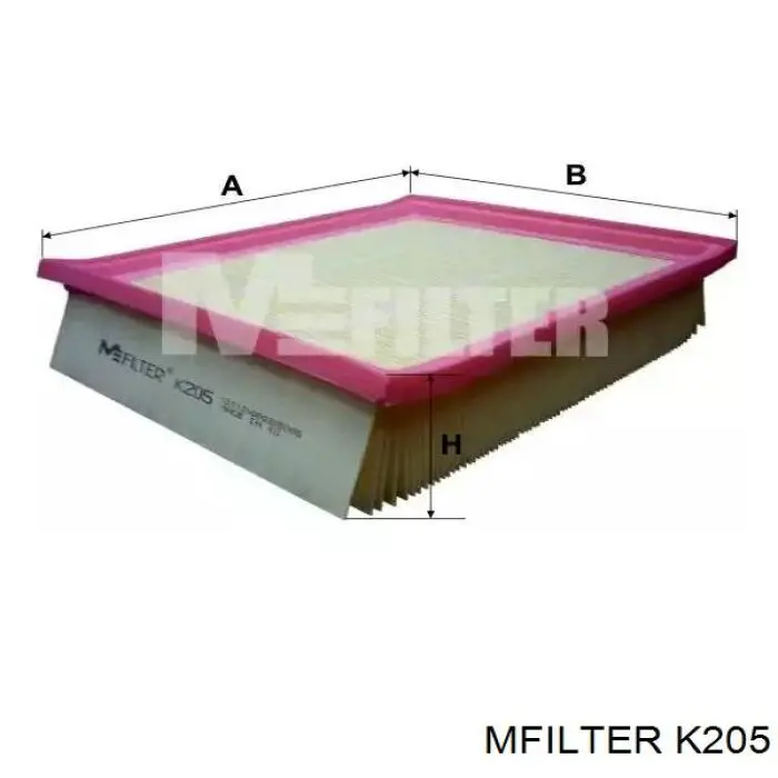 Filtro de ar Mfilter K205 preço, a partir de 12,59 USD