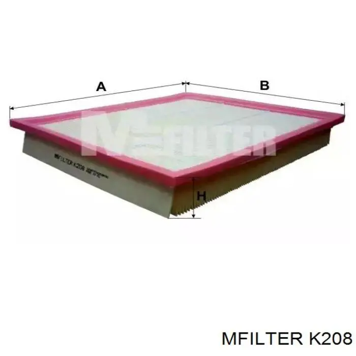 Filtro de ar Mfilter K208 preço, a partir de 13,81 USD
