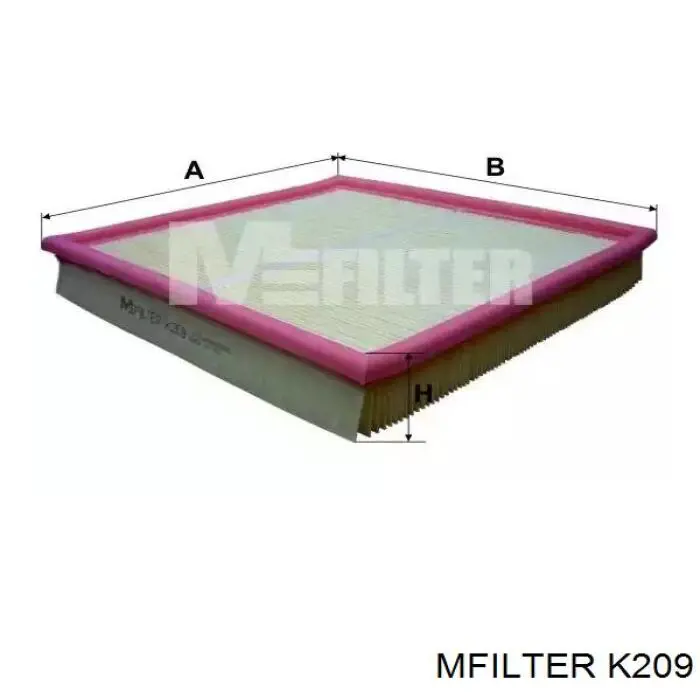 Filtro de ar Mfilter K209 preço, a partir de 11,71 USD
