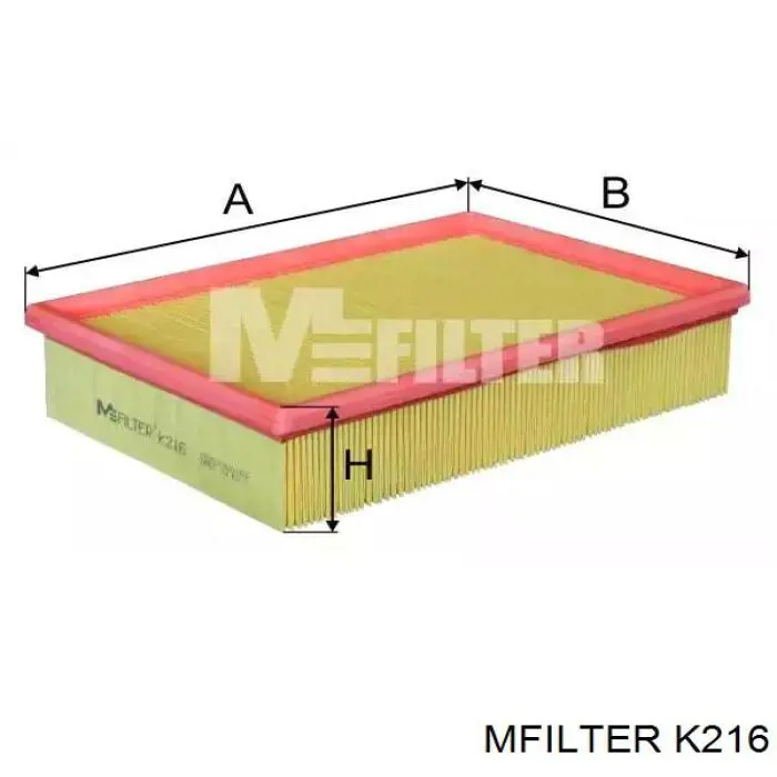 Filtro de ar Mfilter K216 preço, a partir de 6,56 USD