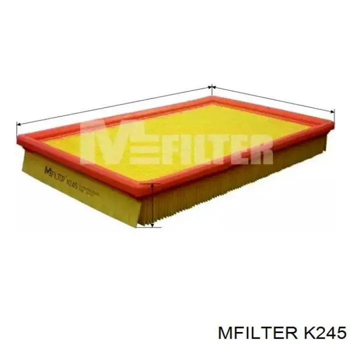 Filtro de ar Mfilter K245 preço, a partir de 7,07 USD