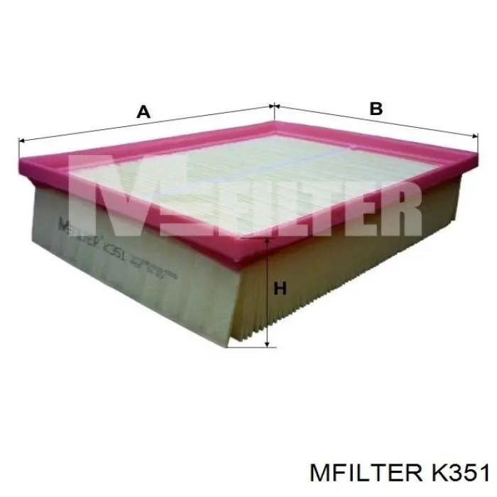 Filtro de ar Mfilter K351 preço, a partir de 9,02 USD
