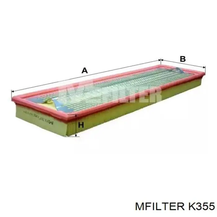 Filtro de ar Mfilter K355 preço, a partir de 21,50 USD