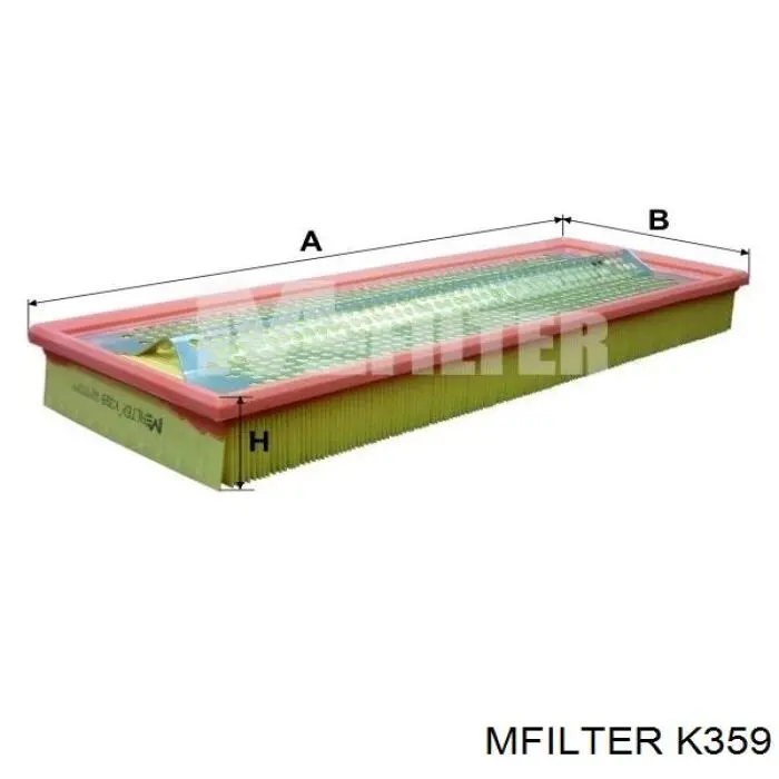 Filtro de ar Mfilter K359 preço, a partir de 16,09 USD