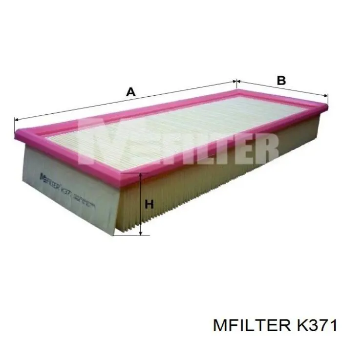 Filtro de ar Mfilter K371 preço, a partir de 9,22 USD