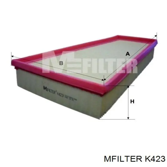 Filtro de ar Mfilter K423 preço, a partir de 9,08 USD