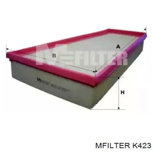 Compre K423 Mfilter Filtro de ar