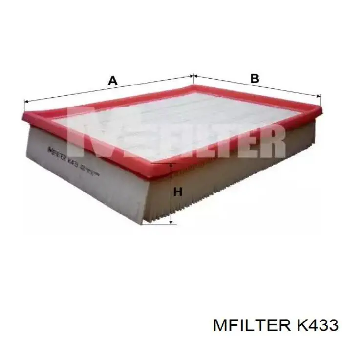Filtro de ar Mfilter K433 preço, a partir de 12,33 USD