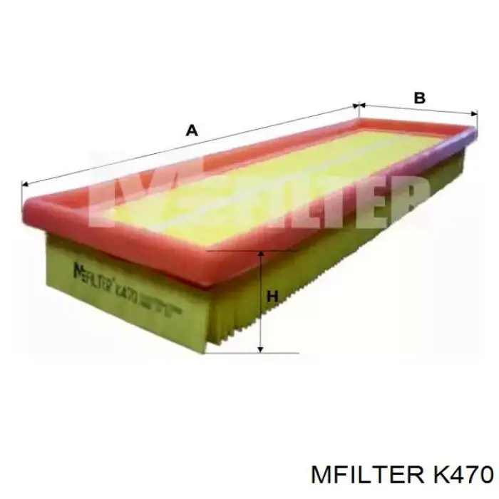 Filtro de ar Mfilter K470 preço, a partir de 7,96 USD