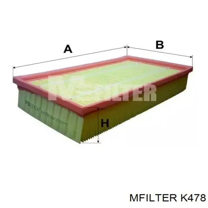 Filtro de ar Mfilter K478 preço, a partir de 12,23 USD