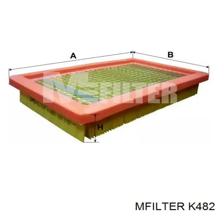 Filtro de ar Mfilter K482 preço, a partir de 8,47 USD