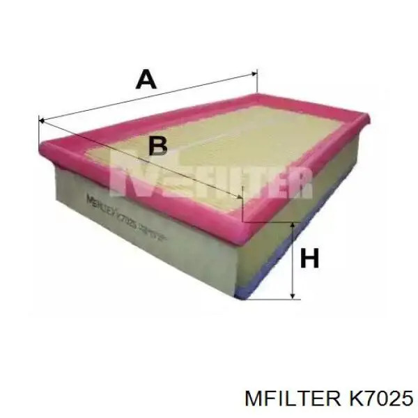 Filtro de ar Mfilter K7025 preço, a partir de 11,30 USD