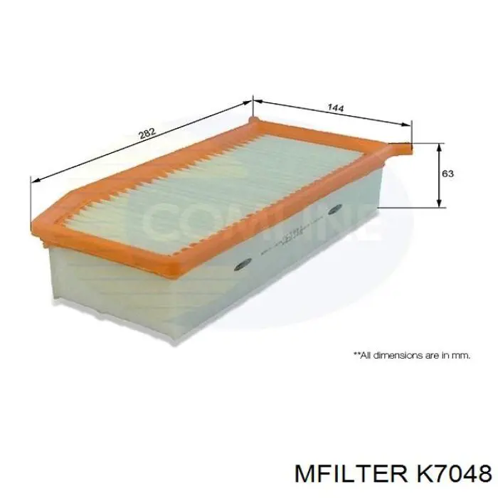 Filtro de ar Mfilter K7048 preço, a partir de 10,77 USD