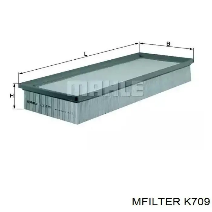Compre K709 Mfilter Filtro de ar