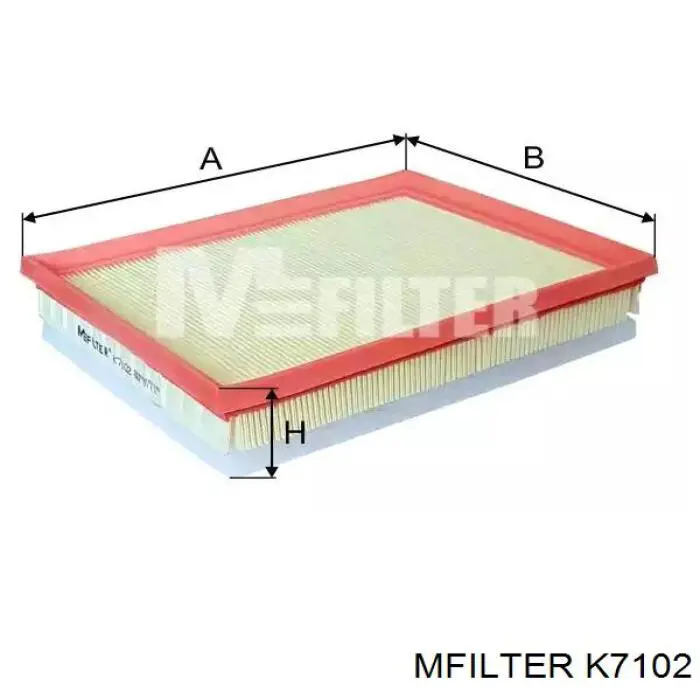 Filtro de ar Mfilter K7102 preço, a partir de 9,36 USD