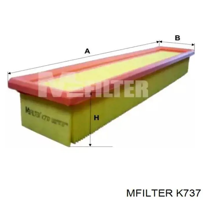 Filtro de ar Mfilter K737 preço, a partir de 10,38 USD