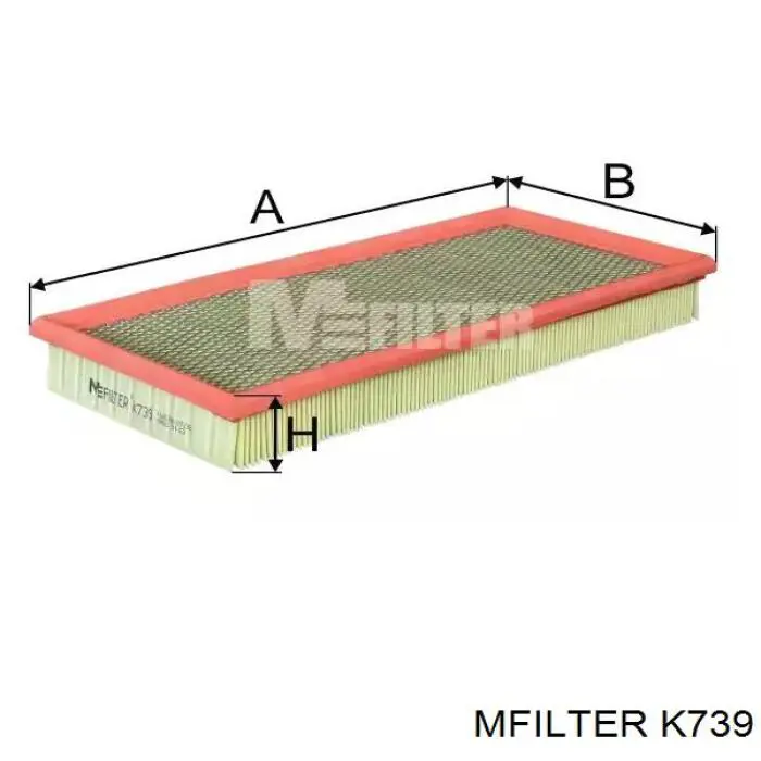K739 Mfilter Filtro de ar
