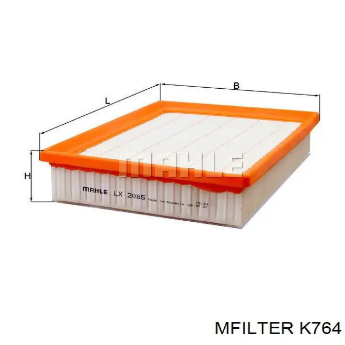 Filtro de ar Mfilter K764 preço, a partir de 12,57 USD