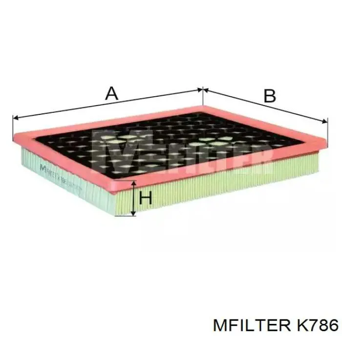K786 Mfilter Filtro de ar