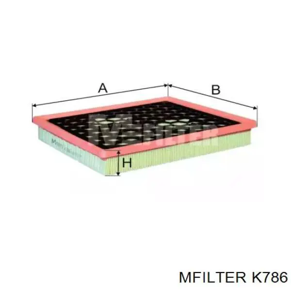 Filtro de ar Mfilter K786 preço, a partir de 13,28 USD