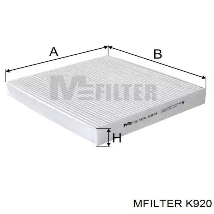 Filtro de salão Mfilter K920 preço, a partir de 9,80 USD