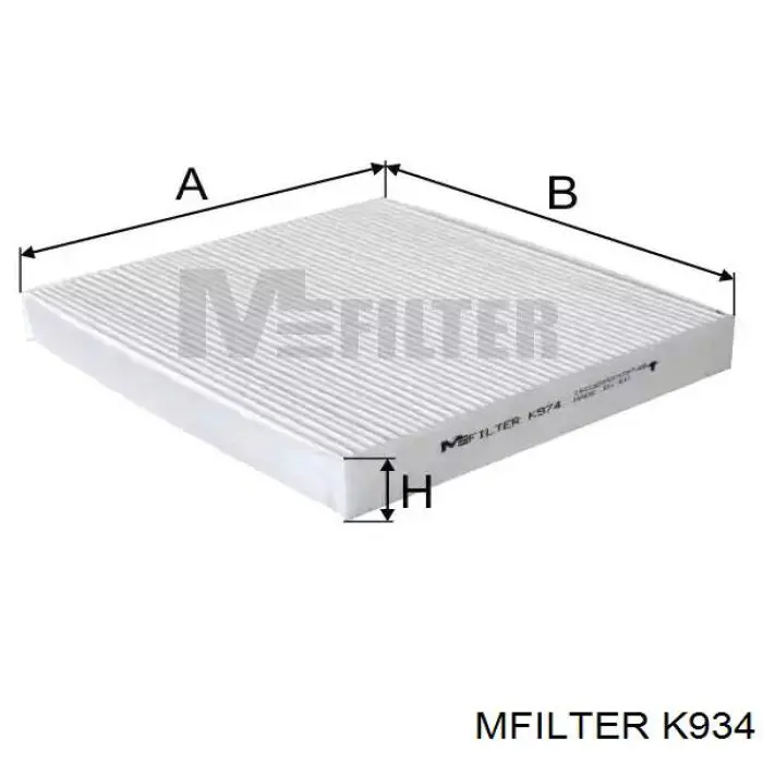 K934 Mfilter Filtro de salão