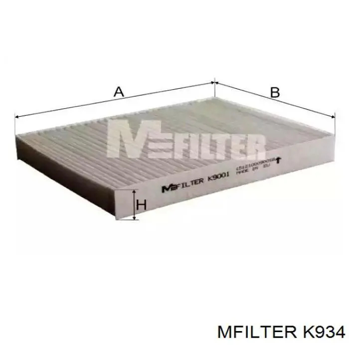 Filtro de salão Mfilter K934 preço, a partir de 7,34 USD