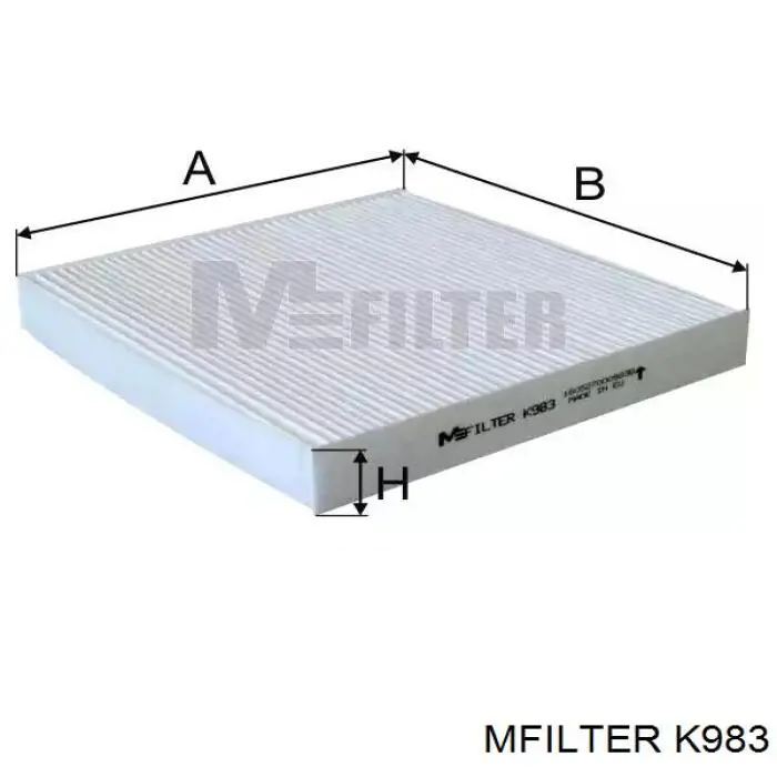 Filtro de salão Mfilter K983 preço, a partir de 12,43 USD