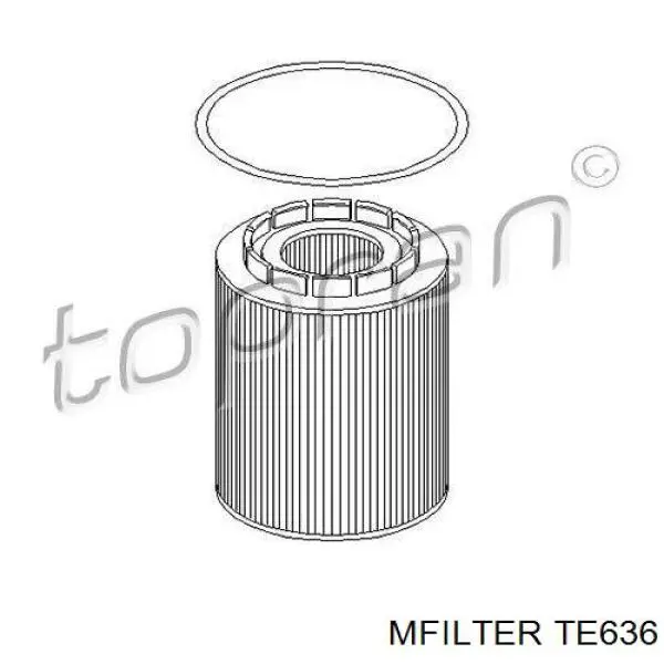 Compre TE636 Mfilter Filtro de óleo