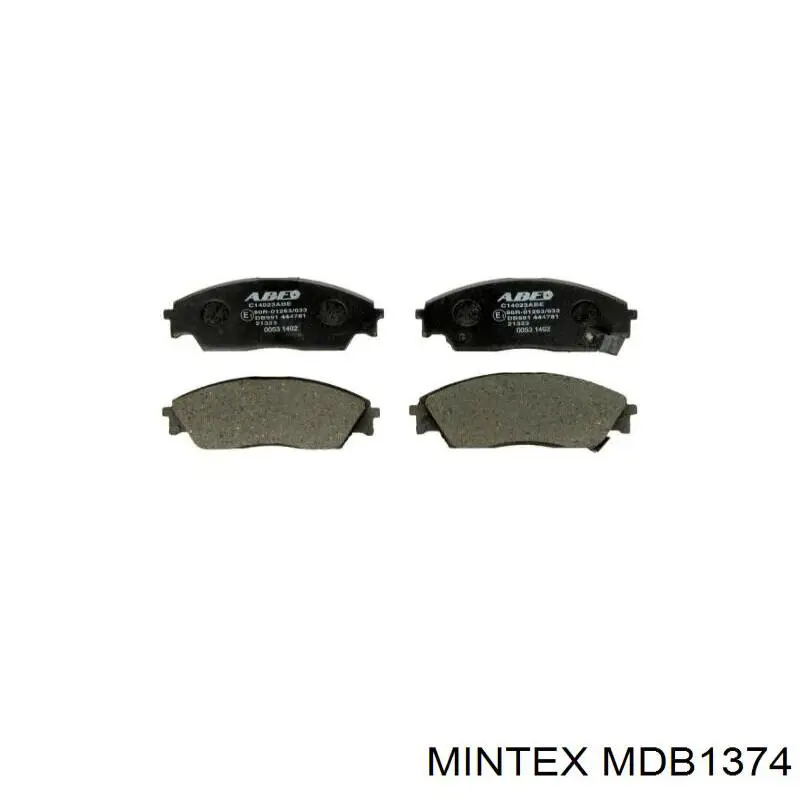 Compre MDB1374 Mintex Sapatas do freio dianteiras de disco