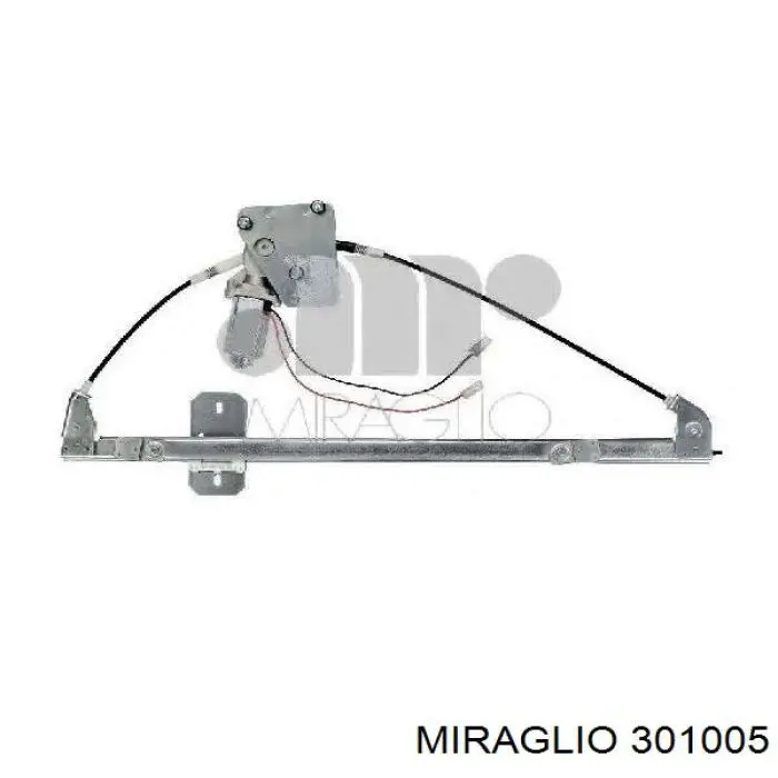 Mecanismo de acionamento de vidro da porta dianteira direita 504053528 Iveco