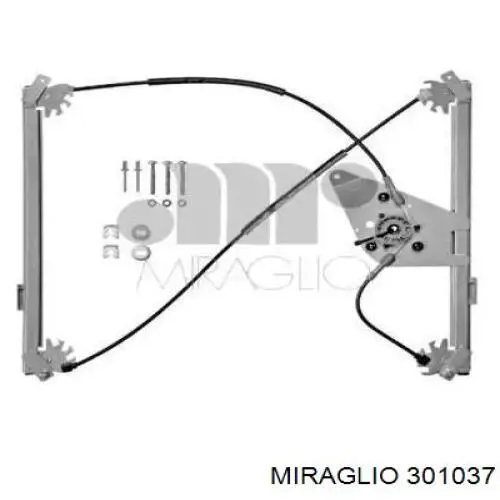 301037 Miraglio Mecanismo de acionamento de vidro da porta dianteira direita