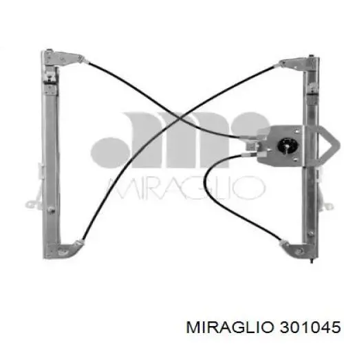 301045 Miraglio Mecanismo de acionamento de vidro da porta dianteira direita