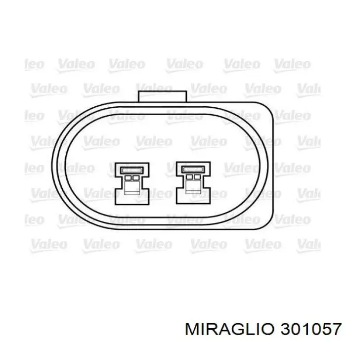 Compre 301057 Miraglio Mecanismo de acionamento de vidro da porta dianteira direita