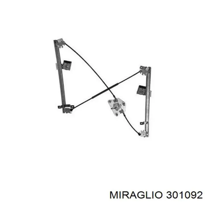 Mecanismo de acionamento de vidro da porta dianteira direita Miraglio 301092 preço, a partir de 52,78 USD