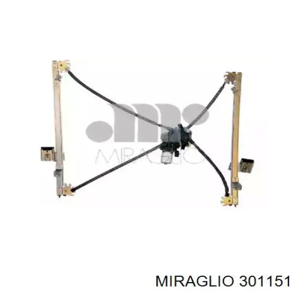 Compre 301151 Miraglio Mecanismo de acionamento de vidro da porta dianteira esquerda