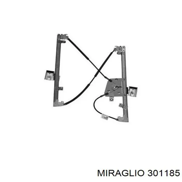 Compre 301185 Miraglio Mecanismo de acionamento de vidro da porta dianteira esquerda