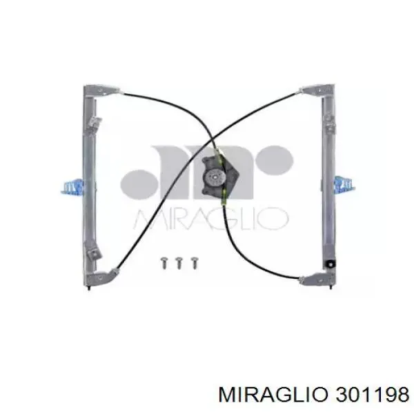 301198 Miraglio Mecanismo de acionamento de vidro da porta dianteira direita