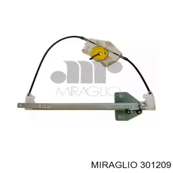 Mecanismo de acionamento de vidro da porta traseira esquerda AC969 Magneti Marelli