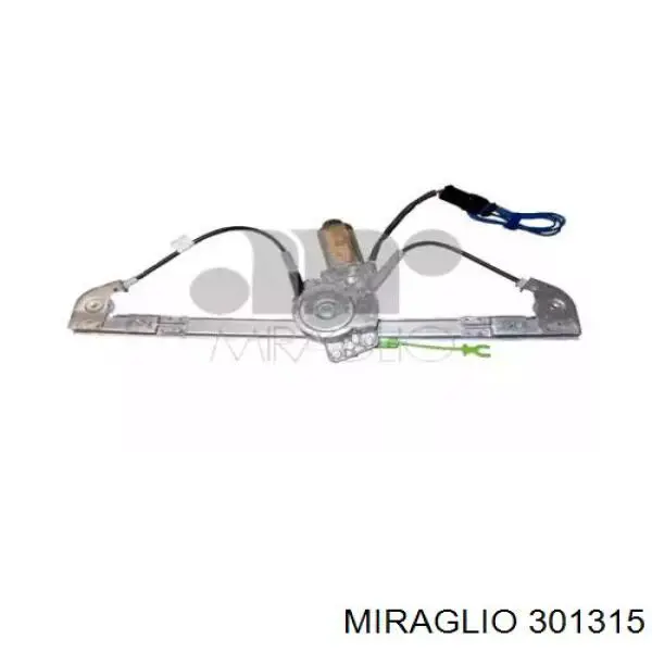 Mecanismo de acionamento de vidro da porta traseira esquerda 8200717 BMW