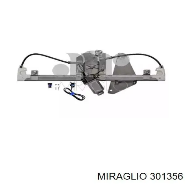 Compre 301356 Miraglio Mecanismo de acionamento de vidro da porta dianteira esquerda