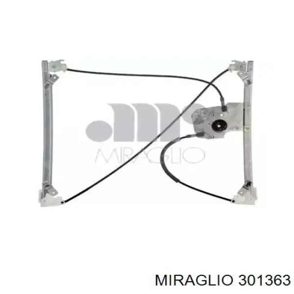 Mecanismo de acionamento de vidro da porta dianteira direita Miraglio 301363 preço, a partir de 71,71 USD