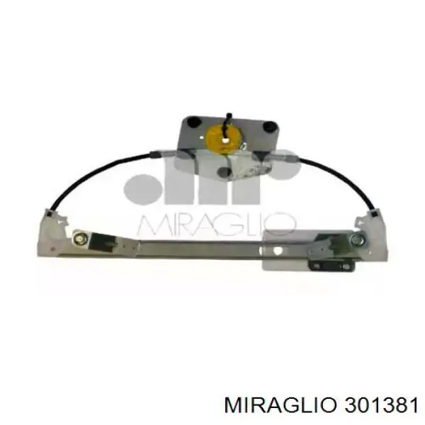 301381 Miraglio Mecanismo de acionamento de vidro da porta traseira direita