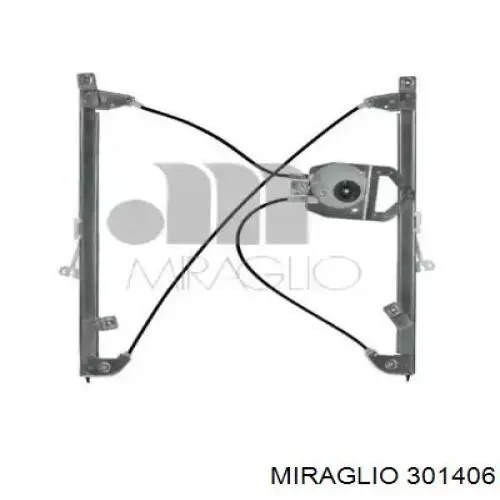 Compre 301406 Miraglio Mecanismo de acionamento de vidro da porta dianteira esquerda