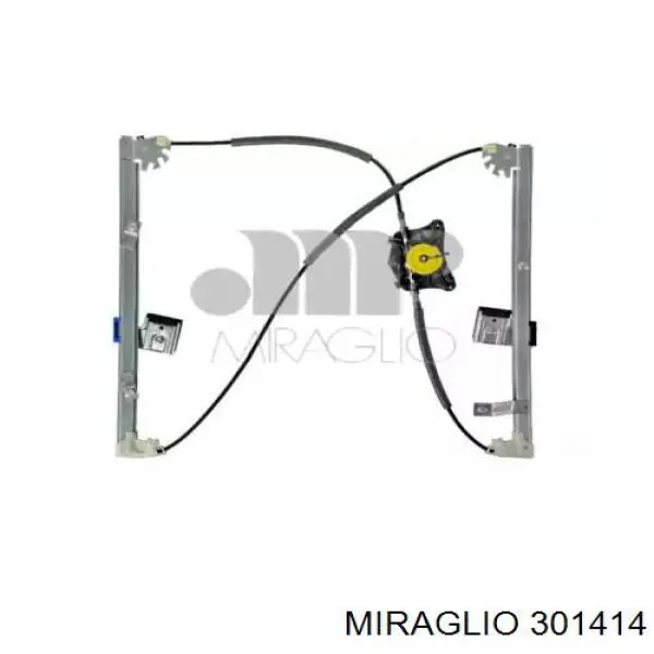 301414 Miraglio Mecanismo de acionamento de vidro da porta dianteira esquerda