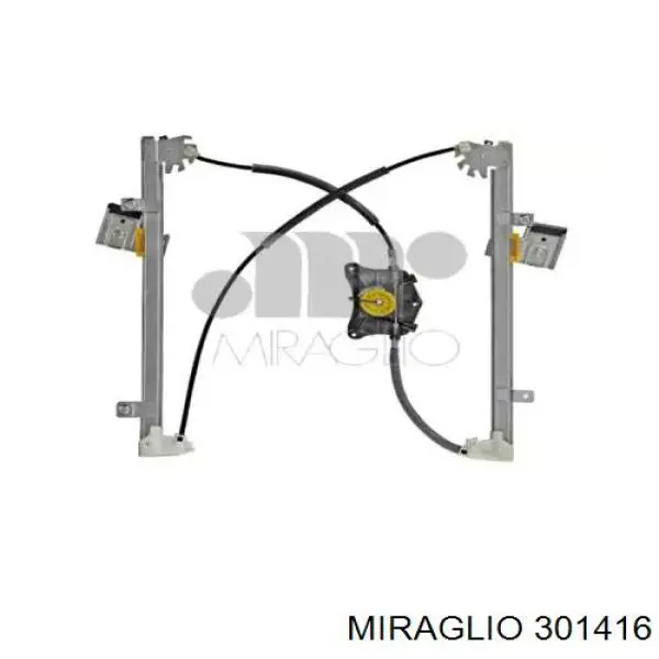 301416 Miraglio Mecanismo de acionamento de vidro da porta dianteira esquerda
