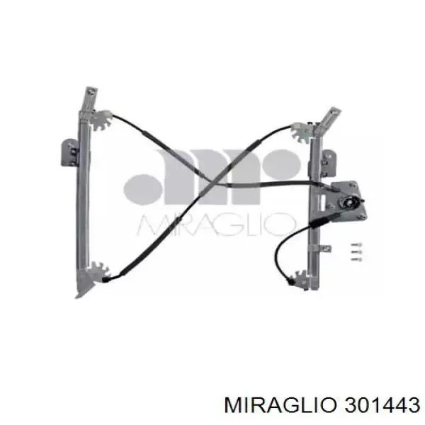 Mecanismo de acionamento de vidro da porta dianteira direita Miraglio 301443 preço, a partir de 77,11 USD