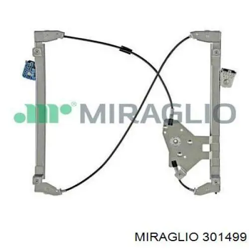 Mecanismo de acionamento de vidro da porta dianteira esquerda ACQ0001 Magneti Marelli
